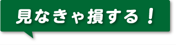 見なきゃ損する！